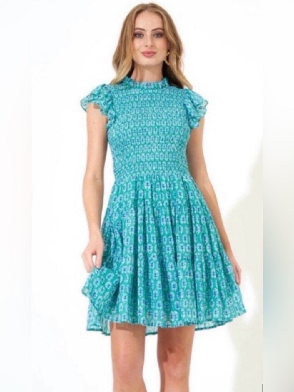Oliphant Smocked Dress NWT